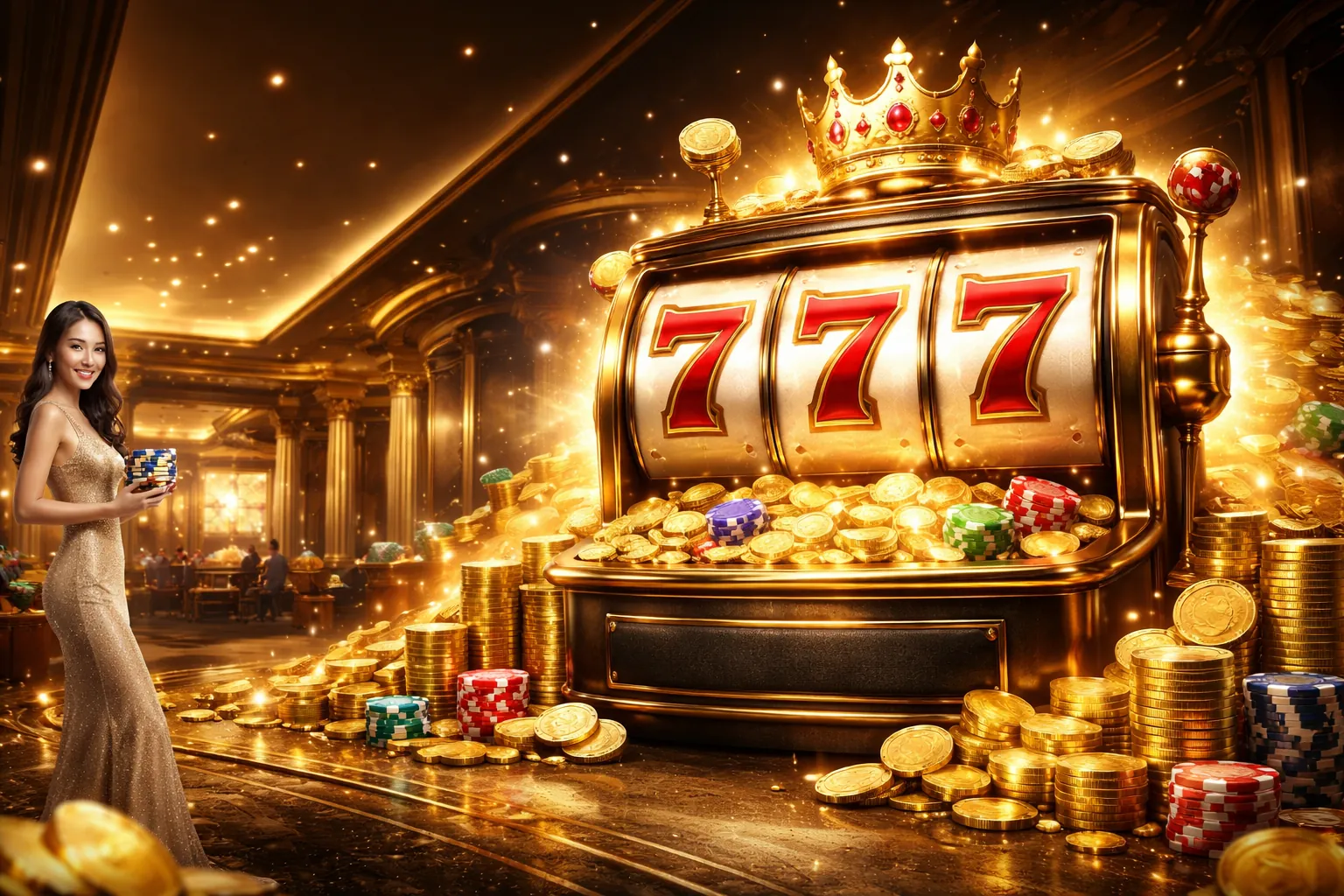 Game nổ hũ cổ điển với biểu tượng trái cây